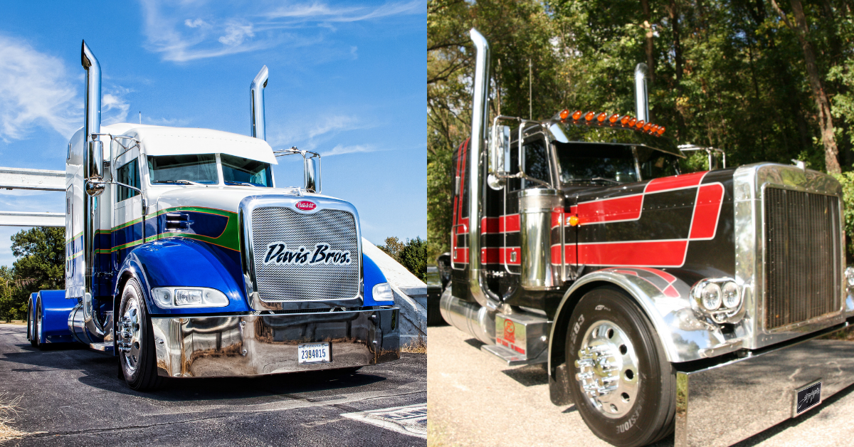 Example of Painted vs Painted Visor