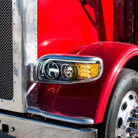 Custom Patented LED Headlight Blackout Housing
