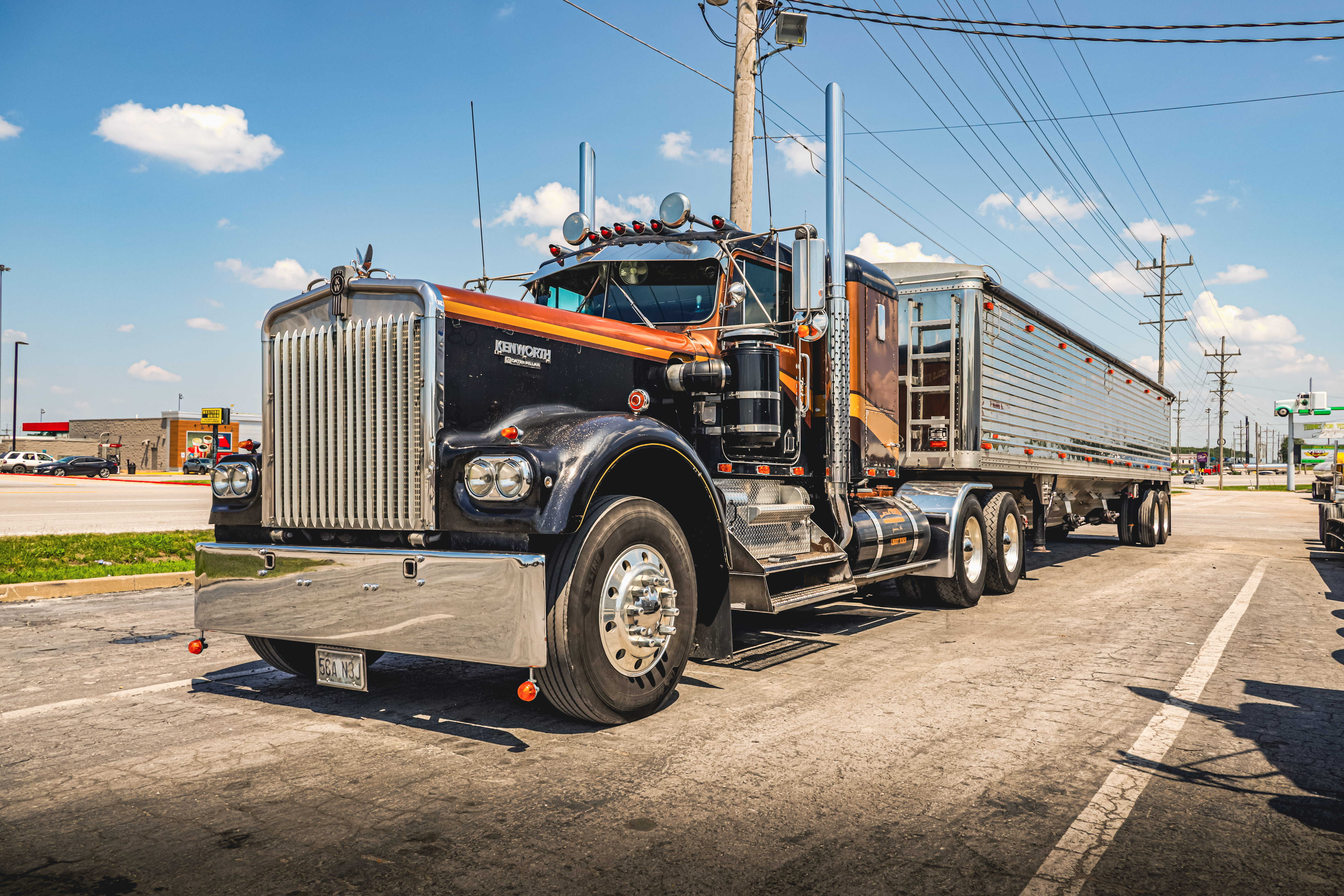 Kenworth W900A custom refurbished model by Charlie Bates Jr., owner-operator