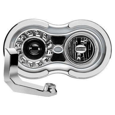 Peterbilt chrome projector headlights