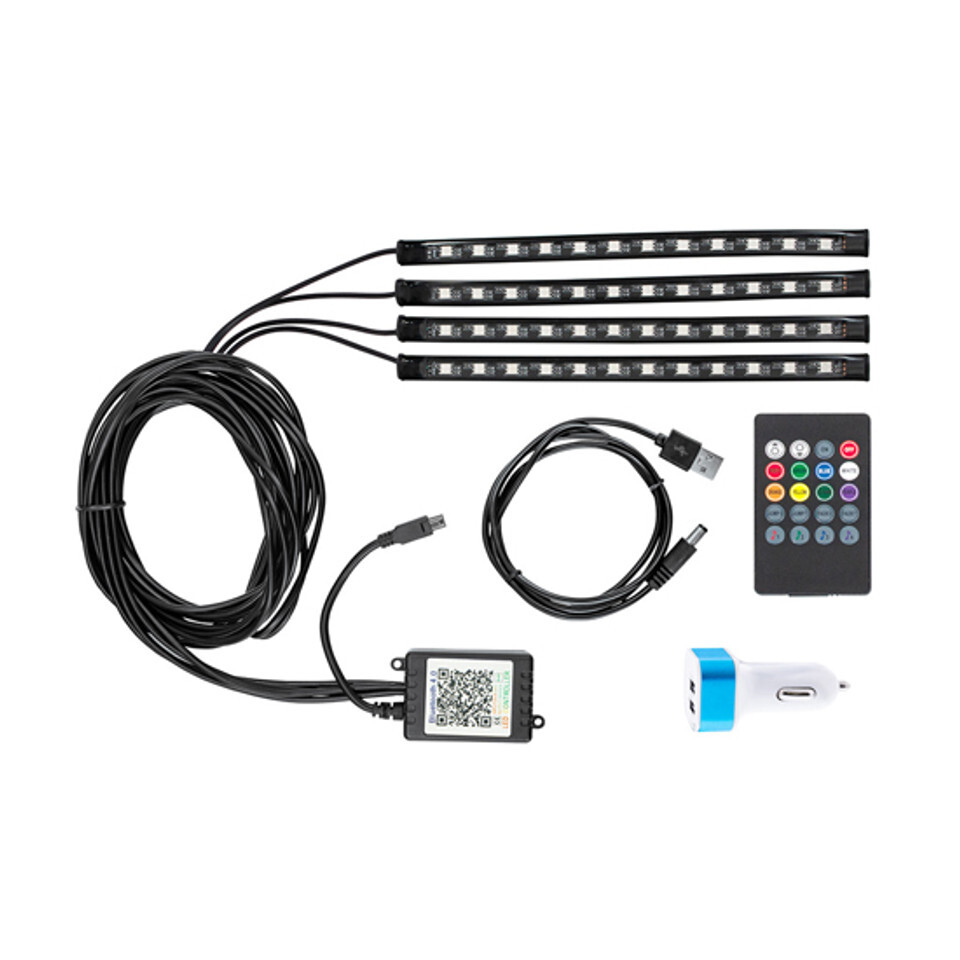 LED lighting strips for interior of semi