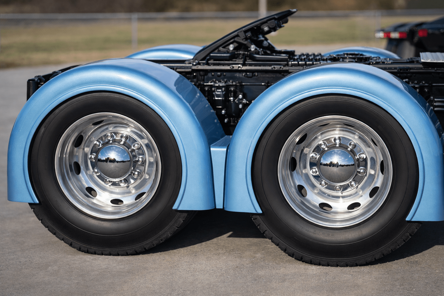 Fibertech double hump fiberglass fender