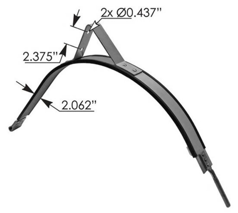 Fuel Tank Straps for Steps