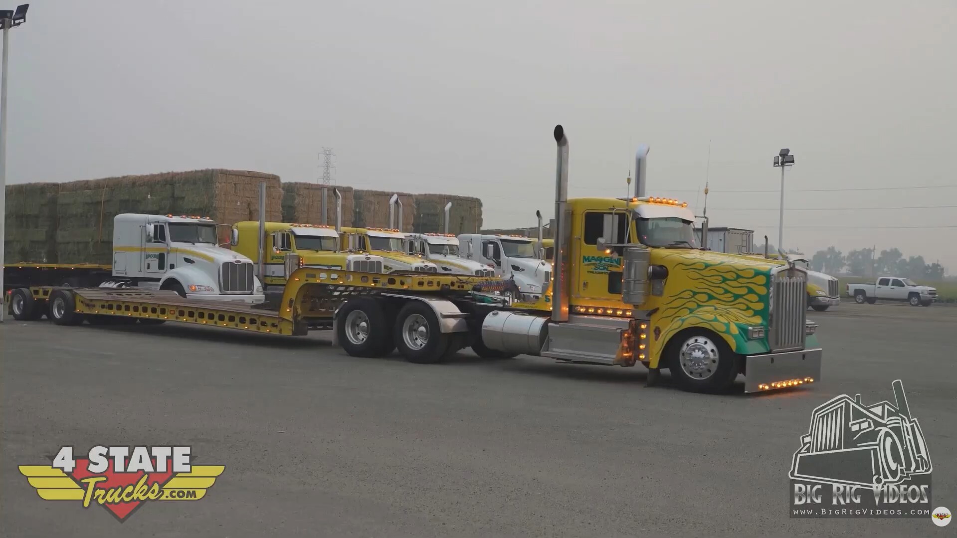 Haul of Fame - Lucky 13 - with hay loaded on fleet
