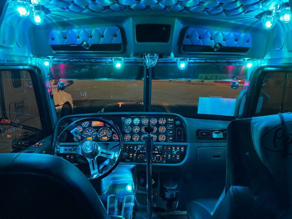 Semi Truck Interior Upholstery Design