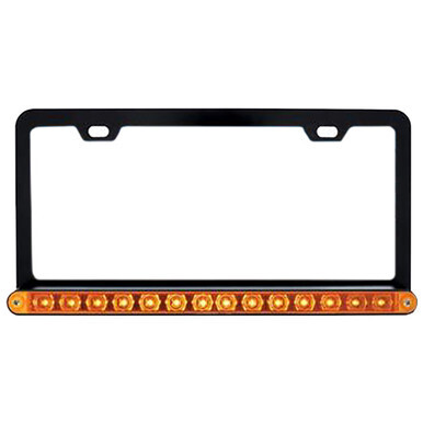 License Plate Frame with Lighting Strip