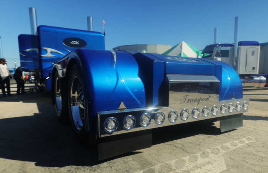 Ivy Poison Peterbilt 359 Rear T Light Bar Chrome Polished