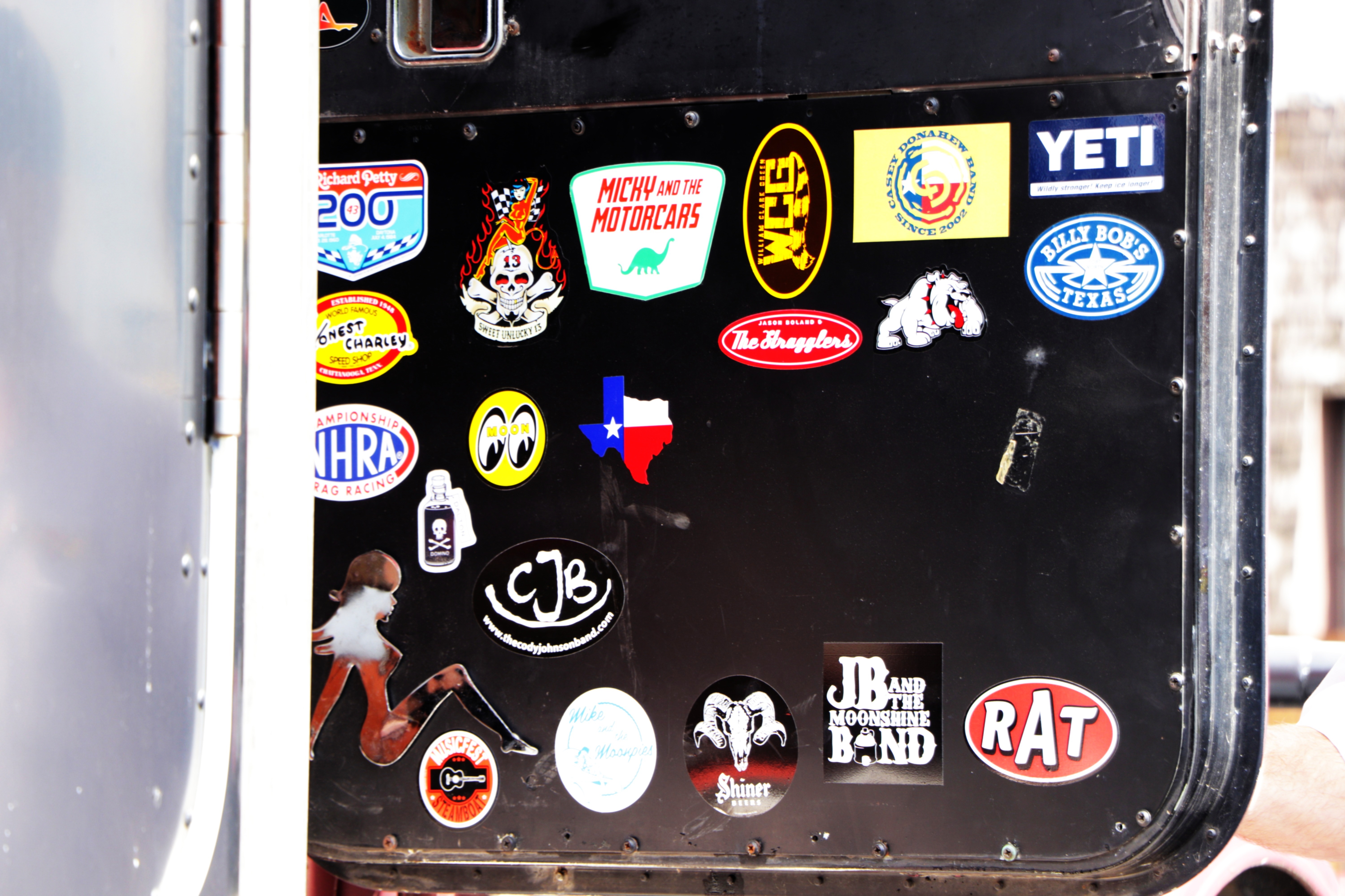 Peterbilt 359 Rat Rod Interior Passenger Side Door Logos