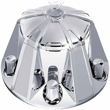 Semi Truck Hub Cover Chrome Plastic