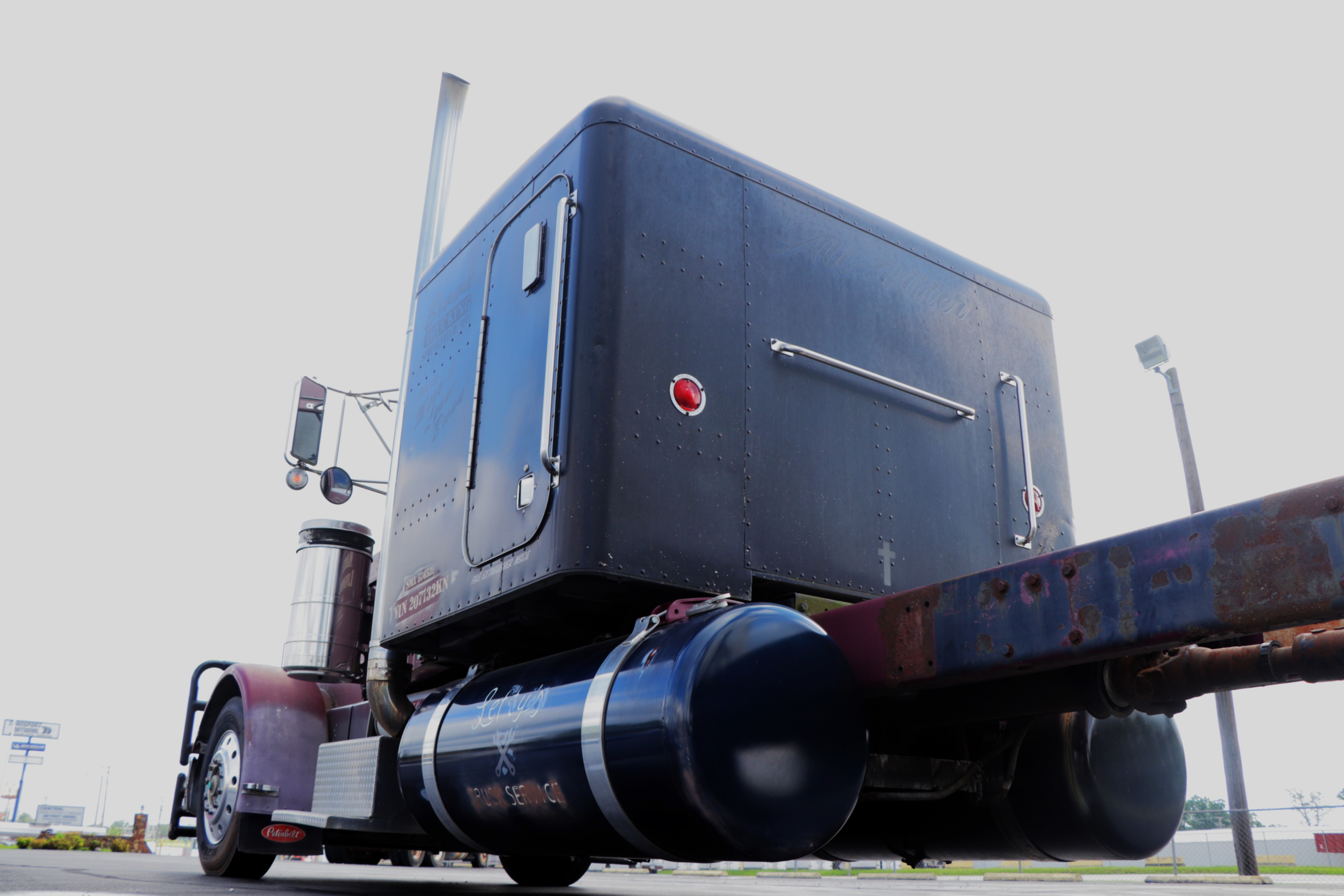 Peterbilt 359 Rear Sleeper Cab