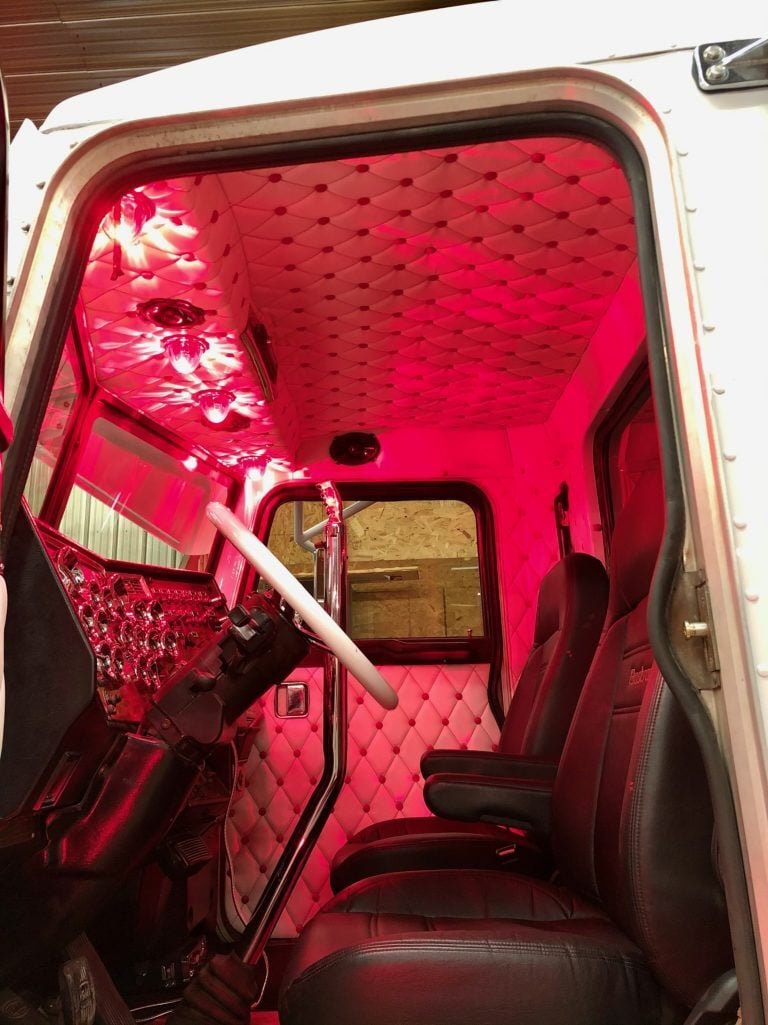 Semi Truck Upholstery Stitching