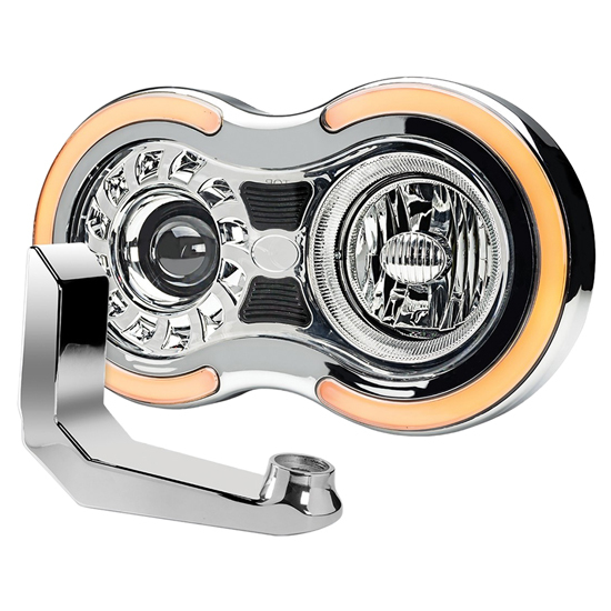 Trux Accessories LED Projector Headlight for Peterbilt