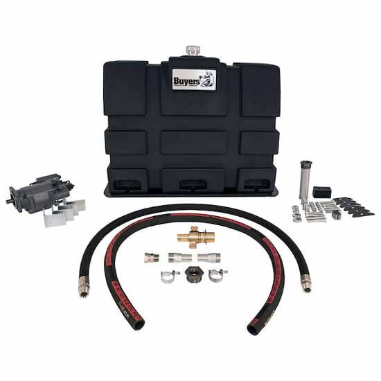50 Gallon Upright Reservoir/Direct Mount Pump Wetline Kit With Steel Tank For Eaton Fuller Transmissions