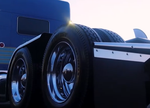 Rear Sleeper on Workin Man's Blues Custom Truck Workin man's blues rear light bar stainless steel sleeper