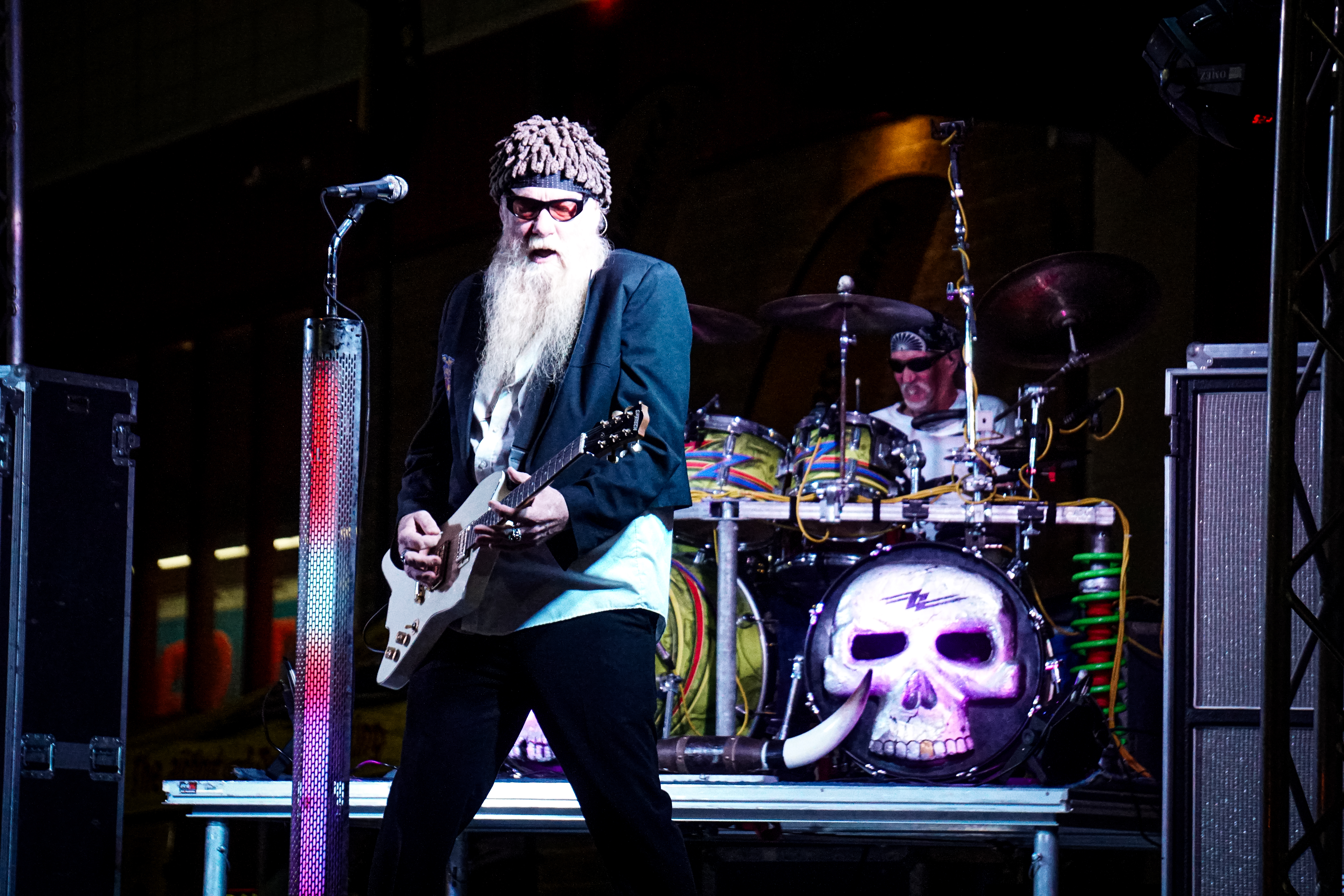 ZZ Top cover band live performance at GBATS truck show 2025